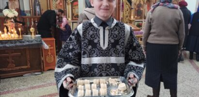 Детская служба в храме преподобного Серафима Саровского в г.Белоозёрске