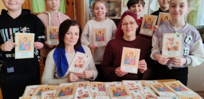 Духовно-патриотическая акция  «С днём защитника Отечества!»  на приходе храма преподобного Серафима Саровского в г.Белоозёрске