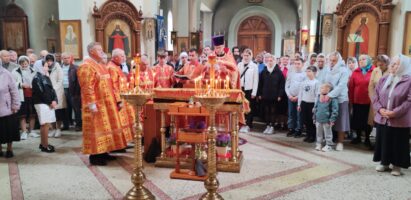 Молебен на окончание  учебного года  в храме преподобного Серафима Саровского