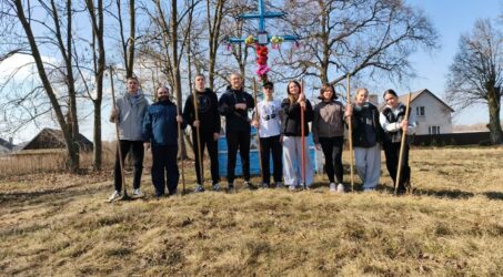 Волонтёрская акция «Возрождение памяти об утраченной святыне»