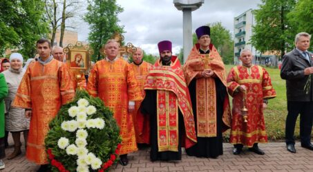 Празднование Дня Победы на приходе храма  преподобного Серафима Саровского в г.Белоозёрске